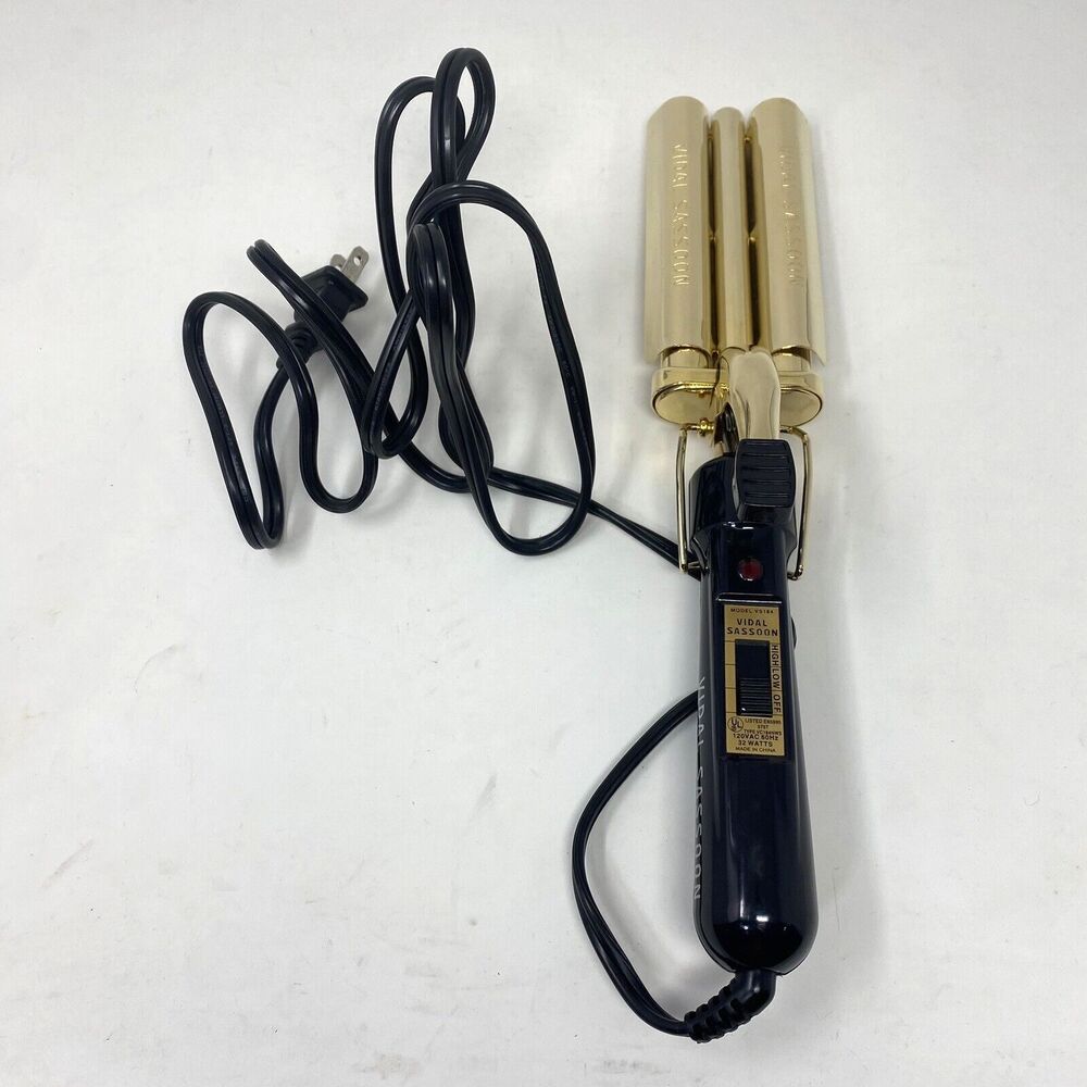 Vidal Sassoon Model VS184 Gold Series Wave Iron